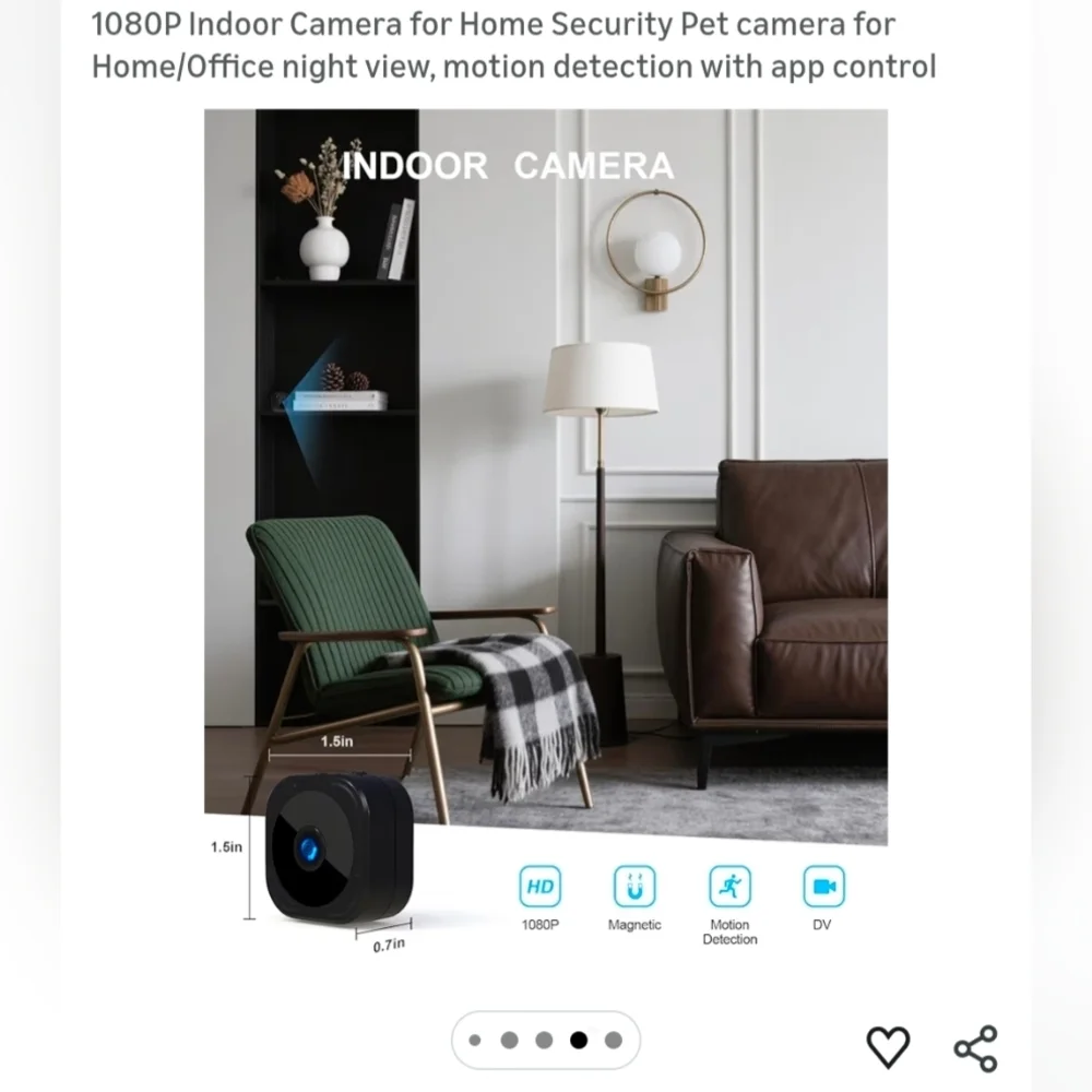 A12 Black Security Webcam